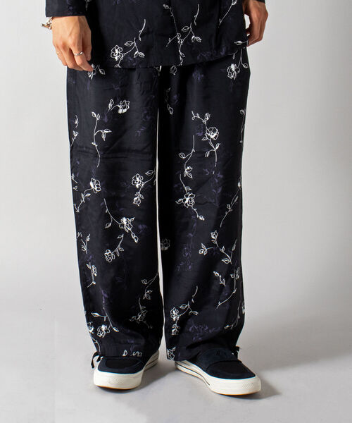 GLOSTER（グロスター）の「【GLOSTER/グロスター】パジャマカンフーパンツ　デニム/ペイズリー/花柄（その他パンツ・メンズ・インディゴブルー/ブラック系その他/グレー系その他・MEDIUM/LARGE）」の9枚目の写真