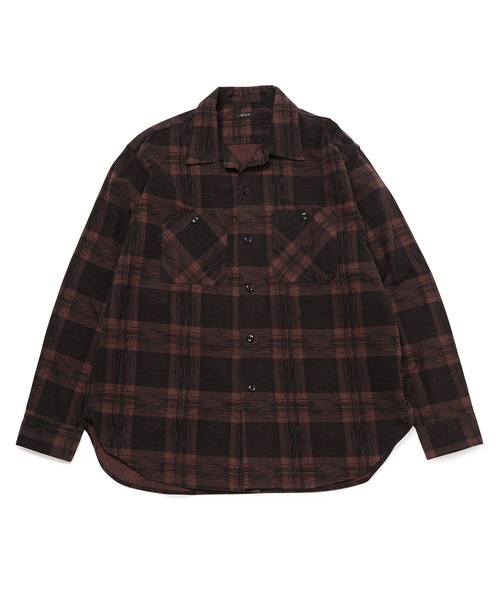 WILD LIFE TAILOR Adam et Rope'（ワイルドテーラーアダムエロペ　）の「【WILD LIFE TAILOR】ライトネル チェックシャツ（シャツ/ブラウス・メンズ・グリーン/ダークブラウン・M/L）」の2枚目の写真