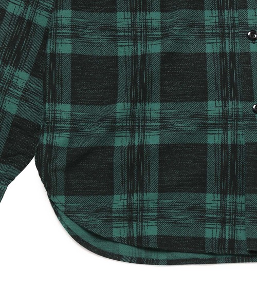 WILD LIFE TAILOR Adam et Rope'（ワイルドテーラーアダムエロペ　）の「【WILD LIFE TAILOR】ライトネル チェックシャツ（シャツ/ブラウス・メンズ・グリーン/ダークブラウン・M/L）」の8枚目の写真