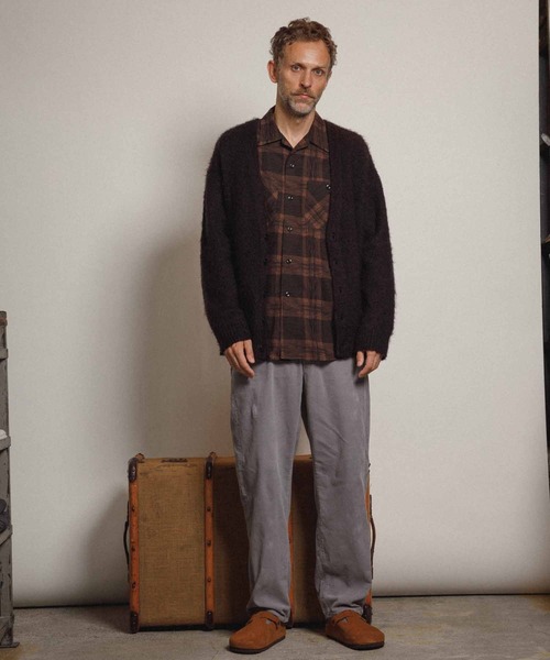 WILD LIFE TAILOR Adam et Rope'（ワイルドテーラーアダムエロペ　）の「【WILD LIFE TAILOR】ライトネル チェックシャツ（シャツ/ブラウス・メンズ・グリーン/ダークブラウン・M/L）」の10枚目の写真