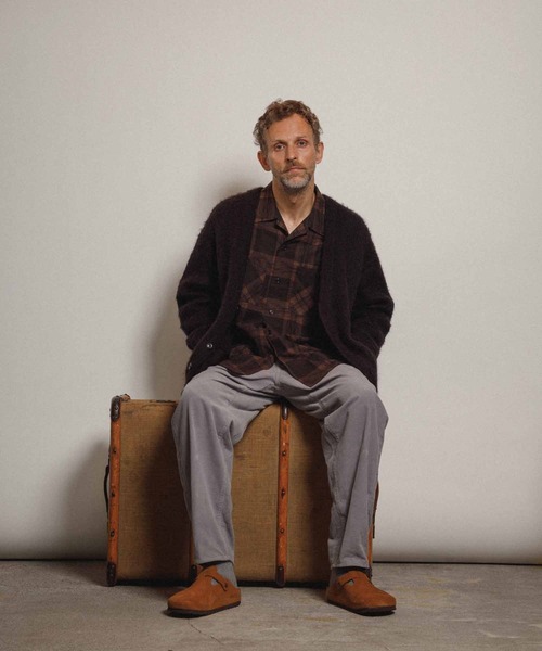 WILD LIFE TAILOR Adam et Rope'（ワイルドテーラーアダムエロペ　）の「【WILD LIFE TAILOR】ライトネル チェックシャツ（シャツ/ブラウス・メンズ・グリーン/ダークブラウン・M/L）」の6枚目の写真