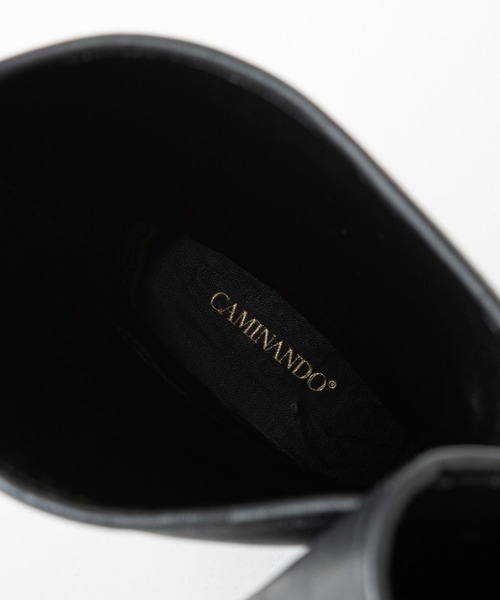 CAMINANDO(カミナンド)の「【CAMINANDO】ロングブーツ(ブーツ・レディース・ブラック・38/36/37)」の9枚目の写真
