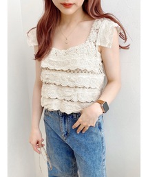 jumelle | ピッチ編みトップ(タンクトップ)