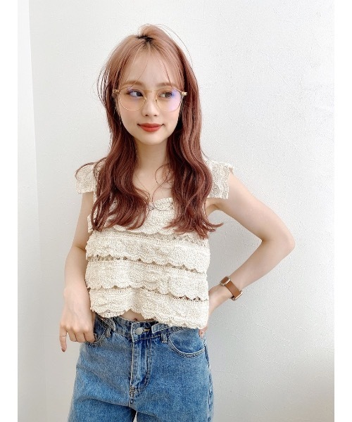 jumelle（ジュメロ）の「ピッチ編みトップ（タンクトップ・レディース・ベージュ・FREE）」の17枚目の写真