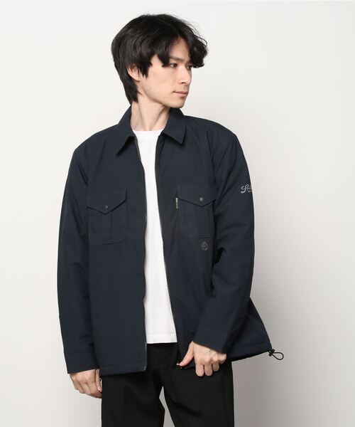 Back Channel（バックチャンネル）の「Back Channel × Prillmal SHIRT JACKET（その他アウター・メンズ・ネイビー/オリーブドラブ・SMALL/MEDIUM/LARGE/X-LARGE）」の10枚目の写真
