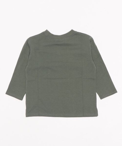 coca（coca）（コカ）の「キッズ 親子お揃いアソートプリントロンTee（Tシャツ/カットソー・キッズ・ホワイト系その他/ブラック/カーキ/ホワイト・130/110/120/100）」の5枚目の写真