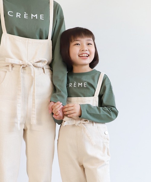 coca（coca）（コカ）の「キッズ 親子お揃いアソートプリントロンTee（Tシャツ/カットソー・キッズ・ホワイト系その他/ブラック/カーキ/ホワイト・130/110/120/100）」の4枚目の写真