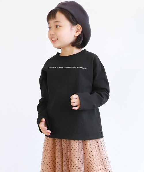 coca（coca）（コカ）の「キッズ 親子お揃いアソートプリントロンTee（Tシャツ/カットソー・キッズ・ホワイト系その他/ブラック/カーキ/ホワイト・130/110/120/100）」の3枚目の写真