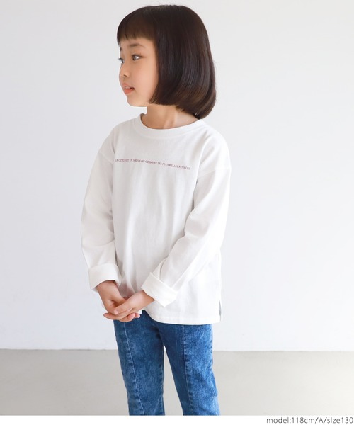 coca（coca）（コカ）の「キッズ 親子お揃いアソートプリントロンTee（Tシャツ/カットソー・キッズ・ホワイト系その他/ブラック/カーキ/ホワイト・130/110/120/100）」の17枚目の写真