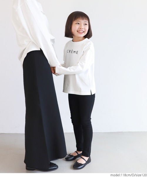 coca（coca）（コカ）の「キッズ 親子お揃いアソートプリントロンTee（Tシャツ/カットソー・キッズ・ホワイト系その他/ブラック/カーキ/ホワイト・130/110/120/100）」の8枚目の写真