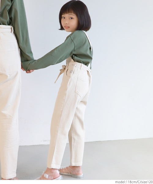 coca（coca）（コカ）の「キッズ 親子お揃いアソートプリントロンTee（Tシャツ/カットソー・キッズ・ホワイト系その他/ブラック/カーキ/ホワイト・130/110/120/100）」の11枚目の写真