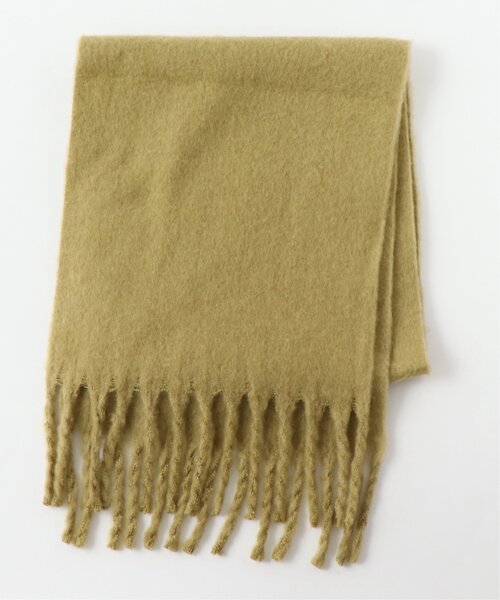 RAY CASSIN（レイカズン）の「起毛フリンジマフラー（マフラー・レディース・ブルー/ブラウン/キナリ/イエロー・FREE）」の14枚目の写真