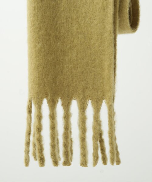 RAY CASSIN（レイカズン）の「起毛フリンジマフラー（マフラー・レディース・ブルー/ブラウン/キナリ/イエロー・FREE）」の15枚目の写真