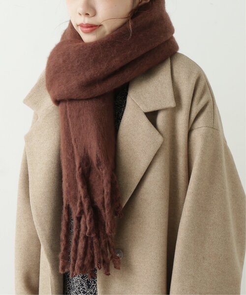 RAY CASSIN（レイカズン）の「起毛フリンジマフラー（マフラー・レディース・ブルー/ブラウン/キナリ/イエロー・FREE）」の19枚目の写真