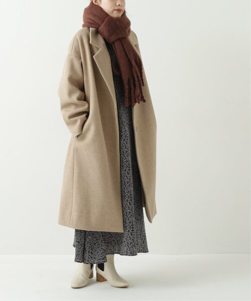 RAY CASSIN（レイカズン）の「起毛フリンジマフラー（マフラー・レディース・ブルー/ブラウン/キナリ/イエロー・FREE）」の20枚目の写真