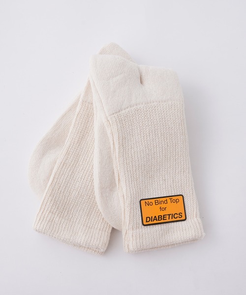 CIAOPANIC（チャオパニック）の「ナチュラルコットン2ピースソックス（ソックス/靴下・メンズ・ホワイト/オフホワイト・25）」の6枚目の写真