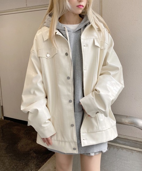 Figments（フィグメンツ）の「デストロイパーカー（パーカー・レディース・ブラック/グレー/グリーン/スミクロ・FREE）」の18枚目の写真