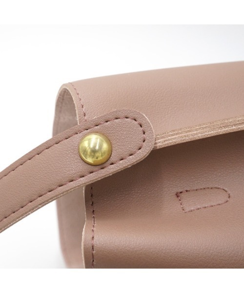 flower(フラワー)の「クラシックバケットバッグ(ショルダーバッグ・レディース・ピンク/ベージュ/グレー・FREE)」の22枚目の写真