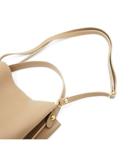 flower(フラワー)の「クラシックバケットバッグ(ショルダーバッグ・レディース・ピンク/ベージュ/グレー・FREE)」の15枚目の写真