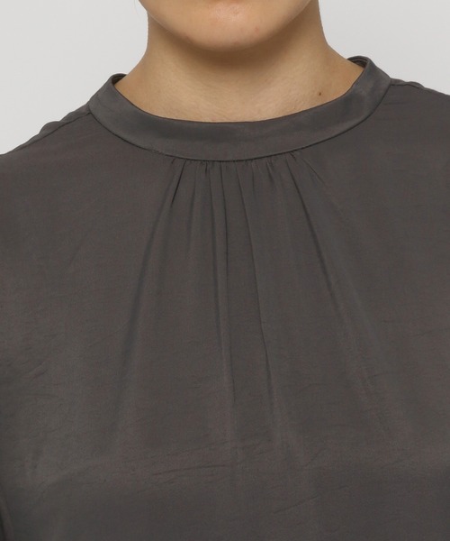 mysty woman（ミスティウーマン）の「バックリボンミニワンピース 238852（ワンピース・レディース・マスタード/グレー系その他/ブラウン系その他/チャコール・FREE）」の18枚目の写真