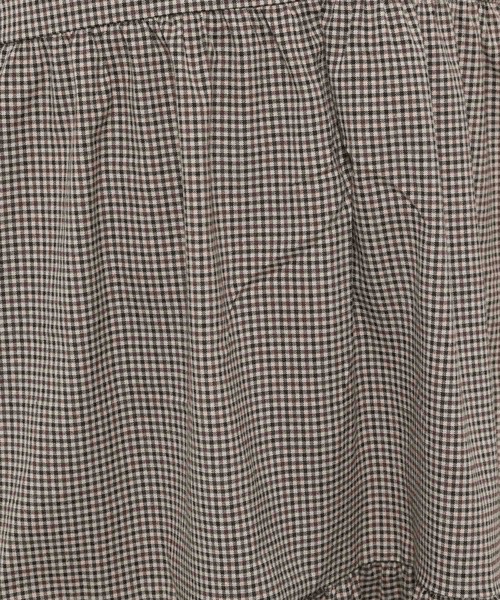 mysty woman（ミスティウーマン）の「バックリボンミニワンピース 238852（ワンピース・レディース・マスタード/グレー系その他/ブラウン系その他/チャコール・FREE）」の10枚目の写真