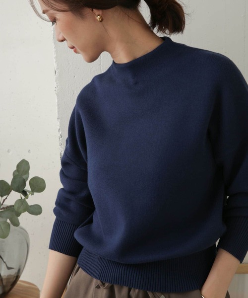 【新品タグ付き】アーバンリサーチ　ボトルネックKNITプルオーバー URBAN RESEARCH DOORS｜『蓄熱』ボトルネックKNITプルオーバー