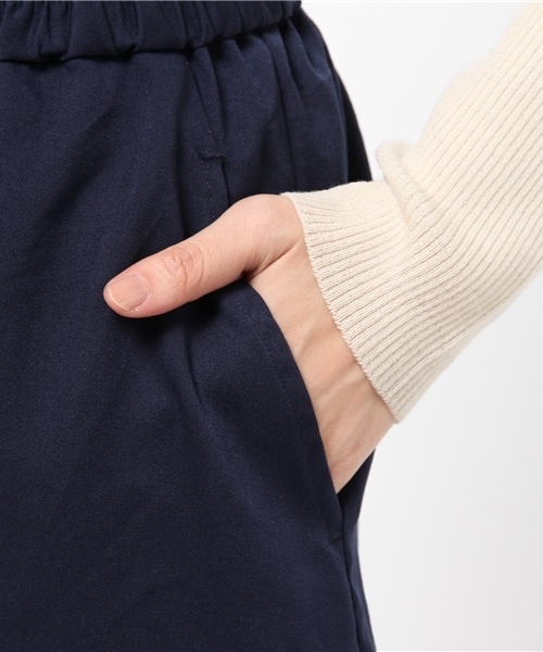 WEGO(ウィゴー)の「WEGO/ワイドサロペット(サロペット/オーバーオール・レディース・ベージュ/ネイビー・FREE)」の7枚目の写真