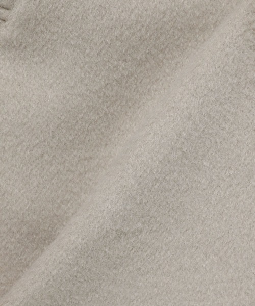 LOWRYS FARM（ローリーズファーム）の「メリノノーカラーコート　949104（ノーカラージャケット・レディース・ブラック/ブラウン/ブルー/アイボリー・FREE）」の6枚目の写真