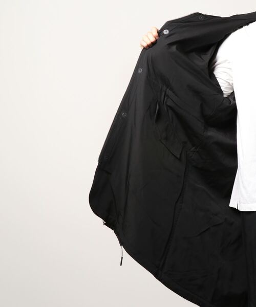 【新品同様】C-DIEM カルぺディエム　モッズコート　リバーシブル　ウール　黒 C DIEM/カルペディエム/WOOL-Ny REVERSIBLE MODS モッズコート(MSO-21013)