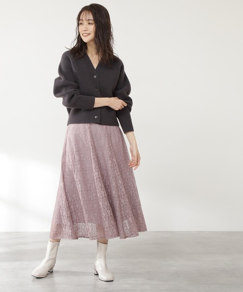 N.(N. Natural Beauty Basic)(エヌエヌナチュラルビューティーベーシック)の「◆ハミルトン カーディガン(カーディガン/ボレロ・レディース・オフホワイト/スミクロ/ベージュ/グリーン/レッド・MEDIUM)」の15枚目の写真