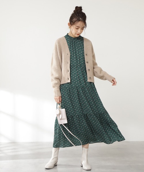 N.(N. Natural Beauty Basic)(エヌエヌナチュラルビューティーベーシック)の「◆ハミルトン カーディガン(カーディガン/ボレロ・レディース・オフホワイト/スミクロ/ベージュ/グリーン/レッド・MEDIUM)」の11枚目の写真