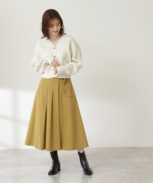 N.(N. Natural Beauty Basic)(エヌエヌナチュラルビューティーベーシック)の「◆ハミルトン カーディガン(カーディガン/ボレロ・レディース・オフホワイト/スミクロ/ベージュ/グリーン/レッド・MEDIUM)」の17枚目の写真