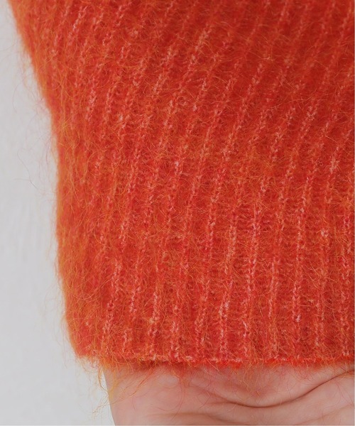 SAYAKADAVIS（サヤカディヴィス）の「【SAYAKADAVIS/サヤカ デイヴィス】 COCOON CARDIGAN:カーディガン（カーディガン/ボレロ・レディース・ベージュ/オレンジ・SMALL）」の5枚目の写真