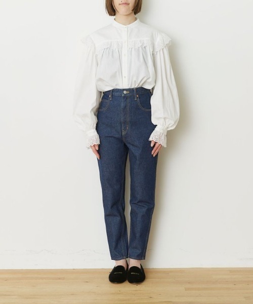シャツ/ブラウス(長袖/七分) Shinzone COTTON FRILL BLOUSE THE SHINZONE（ザ シンゾーン） シャツ ブラウス THE SHINZONE