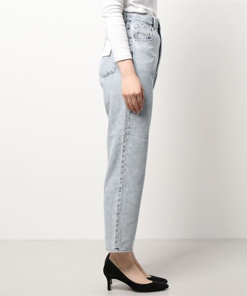 HONEYSUCKLE ROSE（ハニーサックルローズ）の「【HONEYSUCKLE ROSE】ハイウエストデニムパンツ（デニムパンツ・レディース・ライトインディゴブルー・S/M/L）」の3枚目の写真