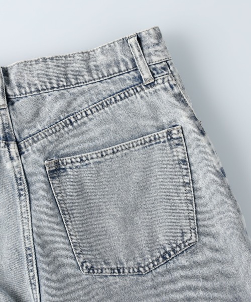 HONEYSUCKLE ROSE（ハニーサックルローズ）の「【HONEYSUCKLE ROSE】ハイウエストデニムパンツ（デニムパンツ・レディース・ライトインディゴブルー・S/M/L）」の7枚目の写真