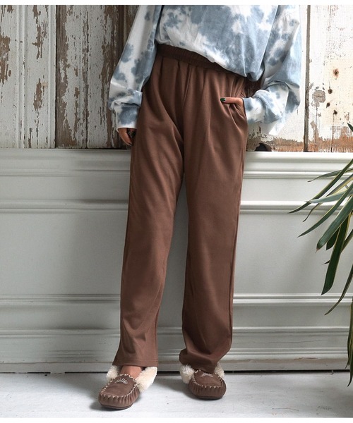 anap mimpi（アナップミンピ）の「ポンチリラックスパンツ（スラックス・レディース・ブラック/マスタード/モカ・FREE）」の3枚目の写真