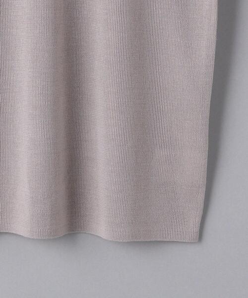 UNITED ARROWS（ユナイテッドアローズ）の「＜UNITED ARROWS＞W 18G リブ タートルネック ニット B（ニット/セーター・レディース・オフホワイト/ブラック/グレー・FREE）」の6枚目の写真