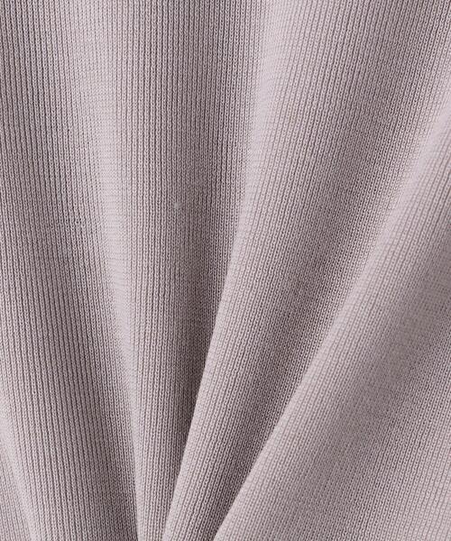 UNITED ARROWS（ユナイテッドアローズ）の「＜UNITED ARROWS＞W 18G リブ タートルネック ニット B（ニット/セーター・レディース・オフホワイト/ブラック/グレー・FREE）」の7枚目の写真