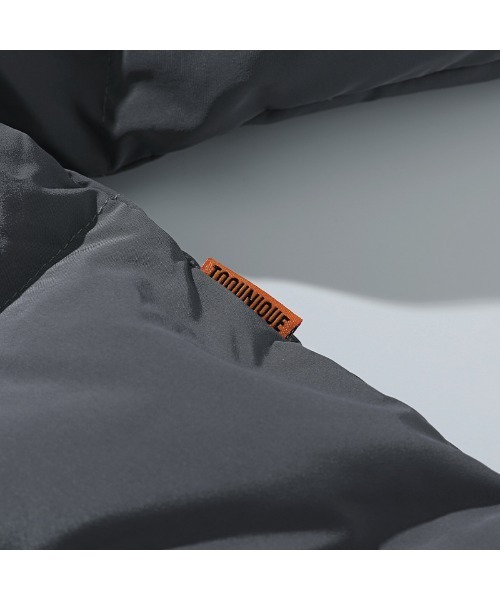 HOOK（フック）の「【HOOK】ストリート風レイヤード風中綿・ダウンジャケット（ダウンジャケット/コート・メンズ・グレー/ホワイト/ブラック・L/XL/XXL/M）」の9枚目の写真