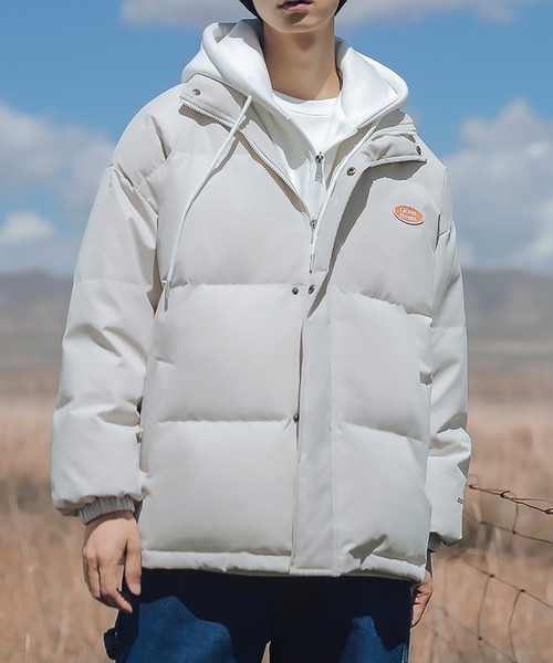 HOOK（フック）の「【HOOK】ストリート風レイヤード風中綿・ダウンジャケット（ダウンジャケット/コート・メンズ・グレー/ホワイト/ブラック・L/XL/XXL/M）」の16枚目の写真