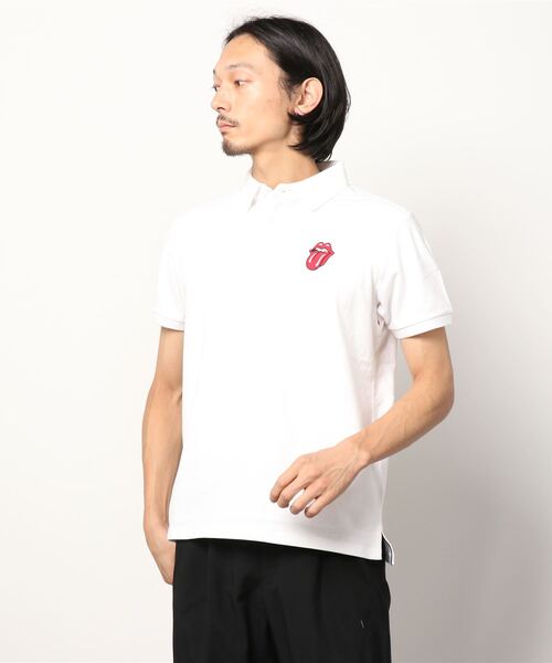 RAWLIFE(ロウライフ)の「BACK SPIN!/バックスピン!/【RollingStones】RS TOUR 1978PT POLO SHIRT(ポロシャツ・メンズ・ホワイト/ブラック・LARGE/X-LARGE)」の11枚目の写真