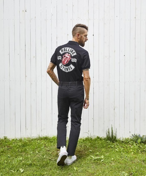 RAWLIFE(ロウライフ)の「BACK SPIN!/バックスピン!/【RollingStones】RS TOUR 1978PT POLO SHIRT(ポロシャツ・メンズ・ホワイト/ブラック・LARGE/X-LARGE)」の8枚目の写真