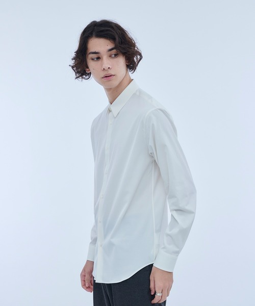 UNITED TOKYO（ユナイテッドトウキョウ）の「HI-STRETCH レギュラー SH（シャツ/ブラウス・メンズ・ホワイト/ネイビー/グレイッシュベージュ・1/2/3）」の19枚目の写真