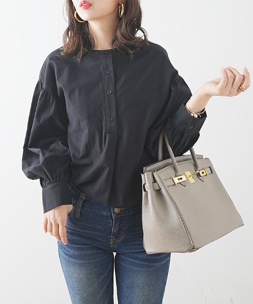 Futier land（フューティアランド）の「長袖ブラウス（シャツ/ブラウス・レディース・グリーン系その他・X-LARGE）」の13枚目の写真