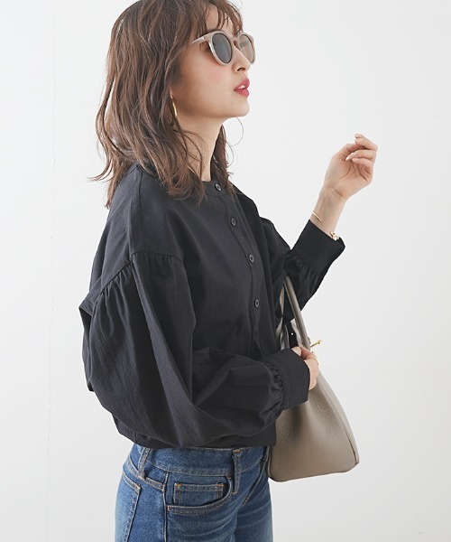 Futier land（フューティアランド）の「長袖ブラウス（シャツ/ブラウス・レディース・グリーン系その他・X-LARGE）」の7枚目の写真