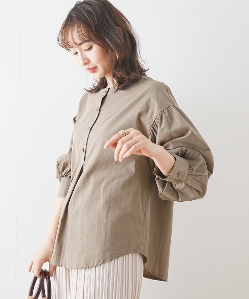 Futier land（フューティアランド）の「長袖ブラウス（シャツ/ブラウス・レディース・グリーン系その他・X-LARGE）」の12枚目の写真