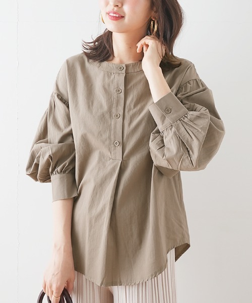 Futier land（フューティアランド）の「長袖ブラウス（シャツ/ブラウス・レディース・グリーン系その他・X-LARGE）」の3枚目の写真