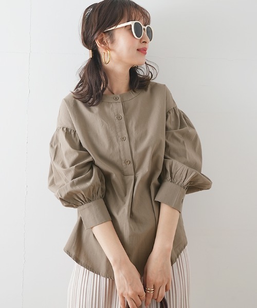 Futier land（フューティアランド）の「長袖ブラウス（シャツ/ブラウス・レディース・グリーン系その他・X-LARGE）」の8枚目の写真