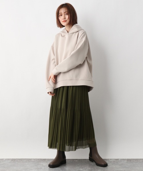 A part by（アパートバイ）の「SC＊ボンディングパーカー（その他トップス・レディース・アイボリー・MEDIUM/LARGE/XX-LARGE）」の14枚目の写真